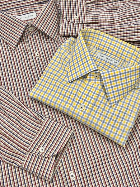 Product Showcase: Mixed-coloured checkered shirts