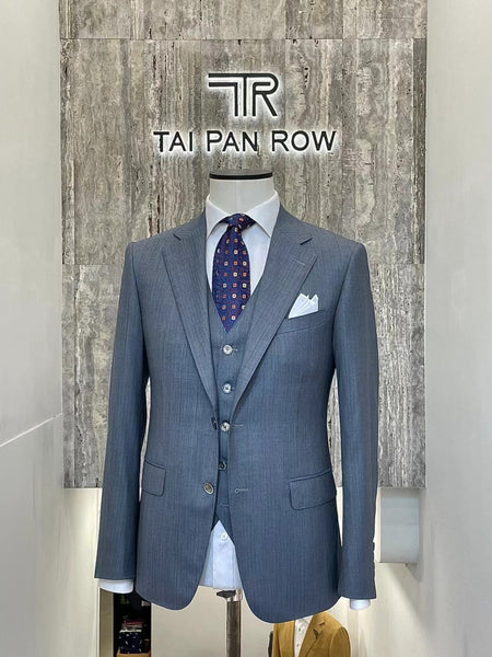 Product Showcase: Grey "Super 130s" Summer Wool & Silk Jacket