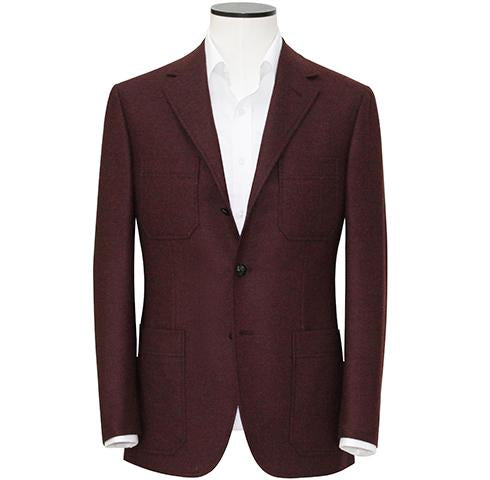 Burgundy 3/2 roll Hunting Jacket